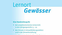 Screenshot der Handreichung 'Lernort Gewässer'